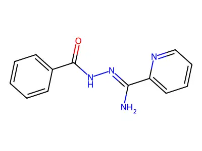 N'-(pyridine-2-carboximidoyl)benzohydrazide structure