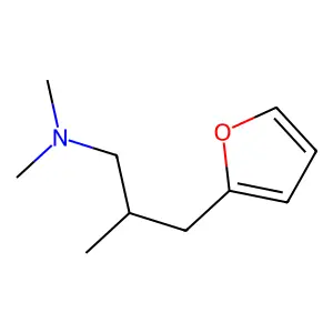 3-(Furan-2-yl)-N,N,2-trimethylpropan-1-amine structure