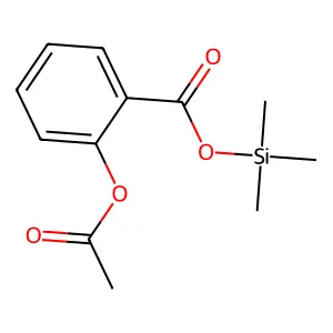 Trimethylsilyl acetylsalicylate structure