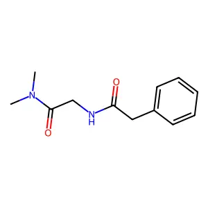 N,N-二甲基-2-(2-苯乙酰氨基)乙酰胺 structure