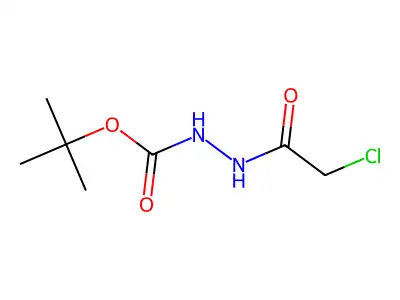 Tert-butyl 2-(chloroacetyl)hydrazinecarboxylate structure
