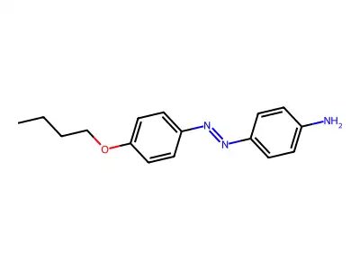 4-[(E)-(4-butoxyphenyl)diazenyl]aniline structure
