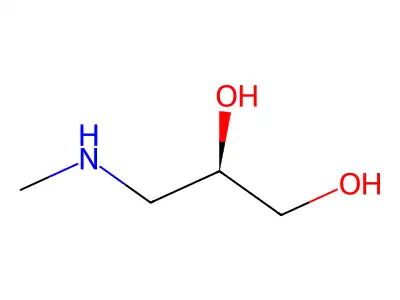 3-(Methylamino)propane-1,2-diol structure