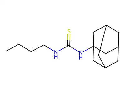 1-(1-Adamantyl)-3-butylthiourea structure