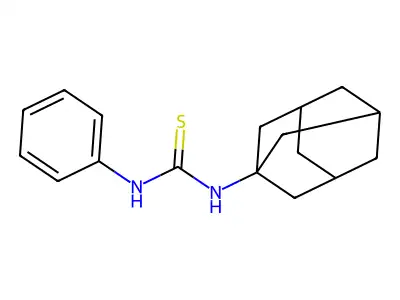 (Adamantanylamino)(phenylamino)methane-1-thione structure