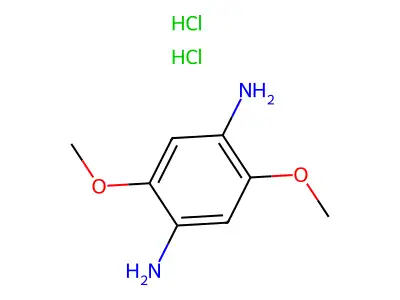 2,5-Dimethoxybenzene-1,4-diamine dihydrochloride structure
