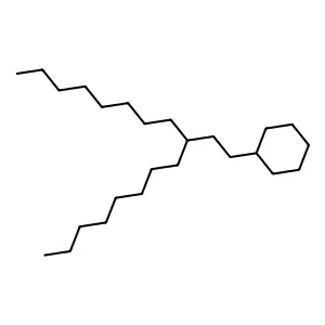 9-(2-Cyclohexylethyl)heptadecane structure