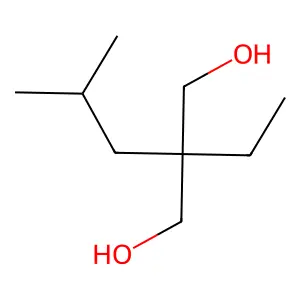 1,3-Propanediol, 2-ethyl-2-isobutyl- structure