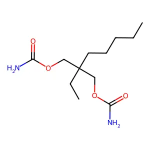 2-乙基-2-戊基-1,3-丙二醇二氨基甲酸酯 structure