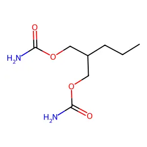 2-丙基-1,3-丙二醇二氨基甲酸酯 structure