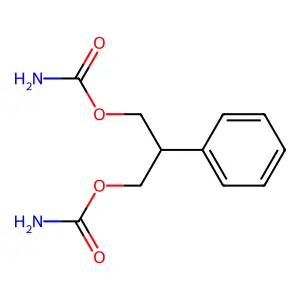 非尔氨酯 structure
