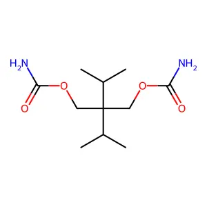 2,2-二异丙基-1,3-丙二醇二氨基甲酸酯 structure