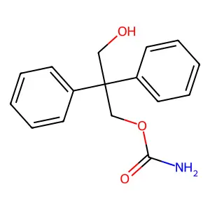 2,2-二苯基-1,3-丙二醇氨基甲酸酯 structure