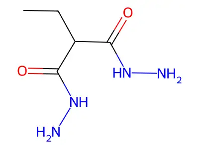 Propanedioic acid, ethyl-, dihydrazide structure