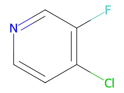 3-Chloro-4-fluoropyridine structure