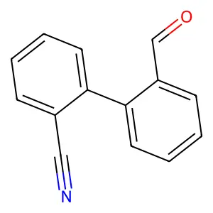 2'-Formylbiphenyl-2-carbonitrile structure