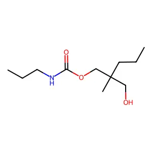 2-(Hydroxymethyl)-2-methylpentyl hydrogen propylcarbonimidate structure