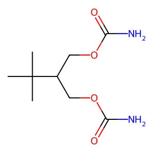 2-叔丁基-1,3-丙二醇二氨基甲酸酯 structure