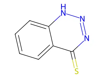 1,2,3-Benzotriazine-4-thiol structure