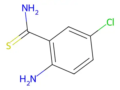 2-Amino-5-chlorobenzenecarbothioamide structure