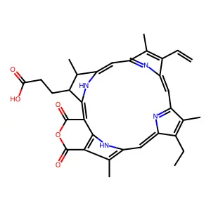 Purpurin 18 structure