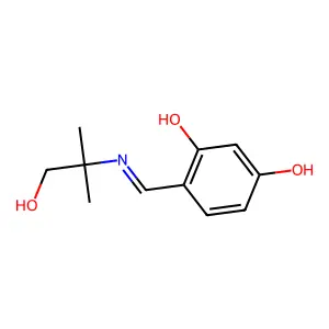 (4Z)-3-hydroxy-4-[[(1-hydroxy-2-methylpropan-2-yl)amino]meth structure