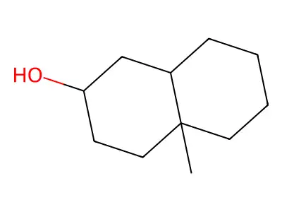 4a-Methyldecahydronaphthalen-2-ol structure