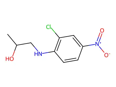 1-[(2-Chloro-4-nitrophenyl)amino]propan-2-ol structure