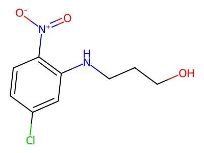 3-[(5-Chloro-2-nitrophenyl)amino]propan-1-ol structure