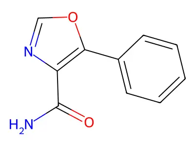 5-Phenyl-1,3-oxazole-4-carboxamide structure
