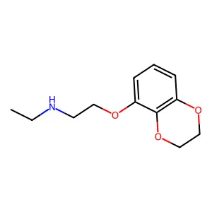 2-[(2,3-Dihydro-1,4-benzodioxin-5-yl)oxy]-N-ethylethanamine structure
