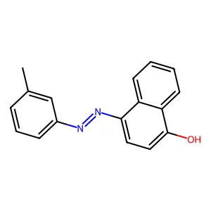 4-(m-Tolylazo)-1-naphthol structure