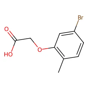 2-(5-Bromo-2-methylphenoxy)acetic acid structure