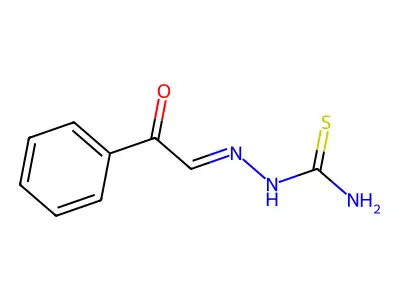Hydrazinecarbothioamide, 2-(2-oxo-2-phenylethylidene)- structure