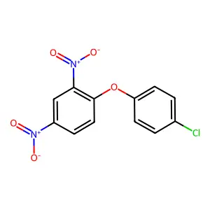 1-(4-Chlorophenoxy)-2,4-dinitrobenzene structure