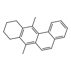 7,12-Dimethyl-8,9,10,11-tetrahydrobenz(a)anthracene structure