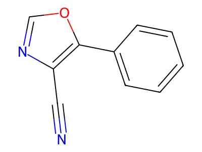 5-Phenyl-1,3-oxazole-4-carbonitrile structure