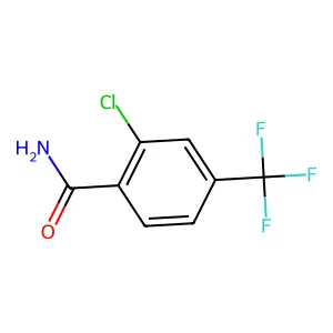 2-Chloro-4-(trifluoromethyl)benzamide structure