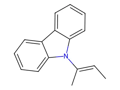 9H-Carbazole, 9-(methyl-1-propenyl)- structure
