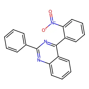 4-(2-Nitrophenyl)-2-phenylquinazoline structure