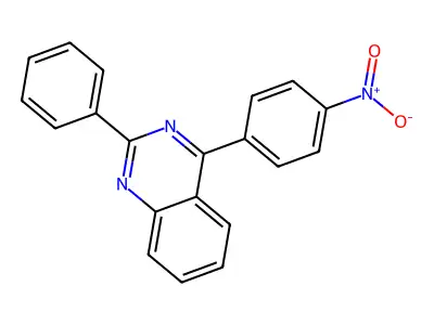 4-(4-Nitrophenyl)-2-phenylquinazoline structure