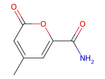 4-methyl-2-oxo-2H-pyran-6-carboxamide structure