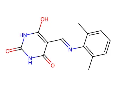 5-{[(2,6-Dimethylphenyl)amino]methylene}-1,3-dihydropyrimidine-2,4,6-trione structure