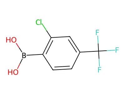 4-Chloro-2-(trifluoromethyl)phenylboronic Acid structure
