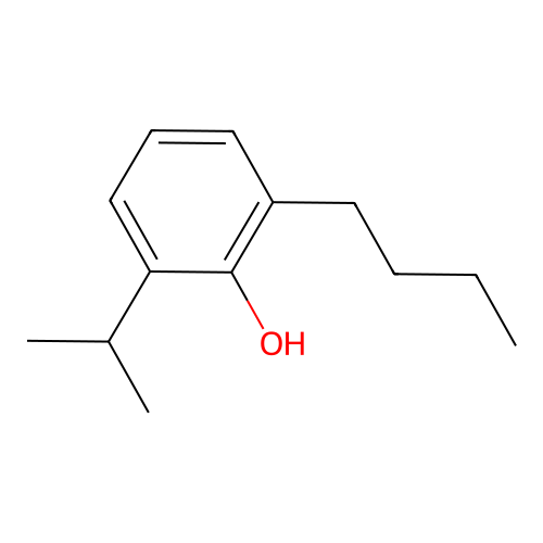 Phenol, 2-butyl-6-isopropyl- structure