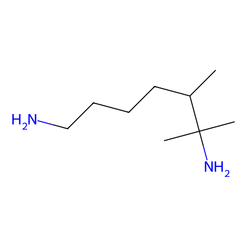 1,6-Hexanediamine, C,C,C-trimethyl- structure