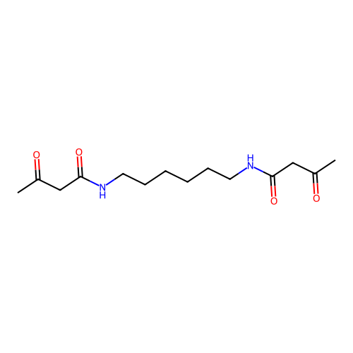 3-oxo-N-[6-(3-oxobutanoylamino)hexyl]butanamide structure
