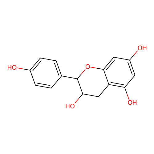 2-(4-Hydroxyphenyl)-3,4-Dihydro-2H-Chromene-3,5,7-Triol structure