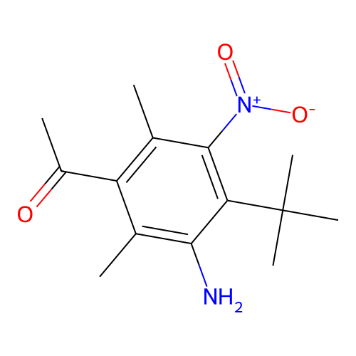 1-(3-Amino-4-tert-butyl-2,6-dimethyl-5-nitrophenyl)ethan-1-one structure