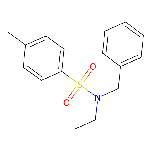 N-Benzyl-N-ethyl-4-methylbenzenesulfonamide structure